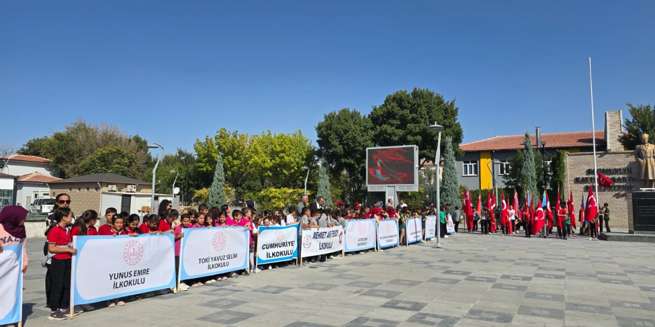 Konya Karapınar’da İlköğretim Haftası coşkuyla kutlandı