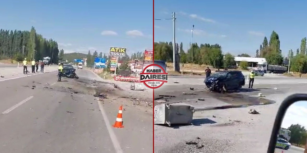 Konya’da feci kaza! Yabancı uyruklu sürücü hastanede hayatını kaybetti