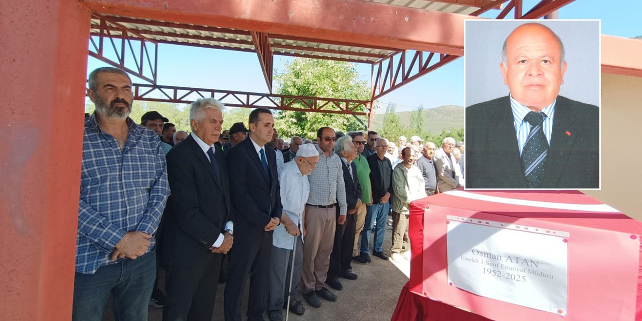 Emekli Emniyet Müdürü Osman Atan’a Konya’da acı veda