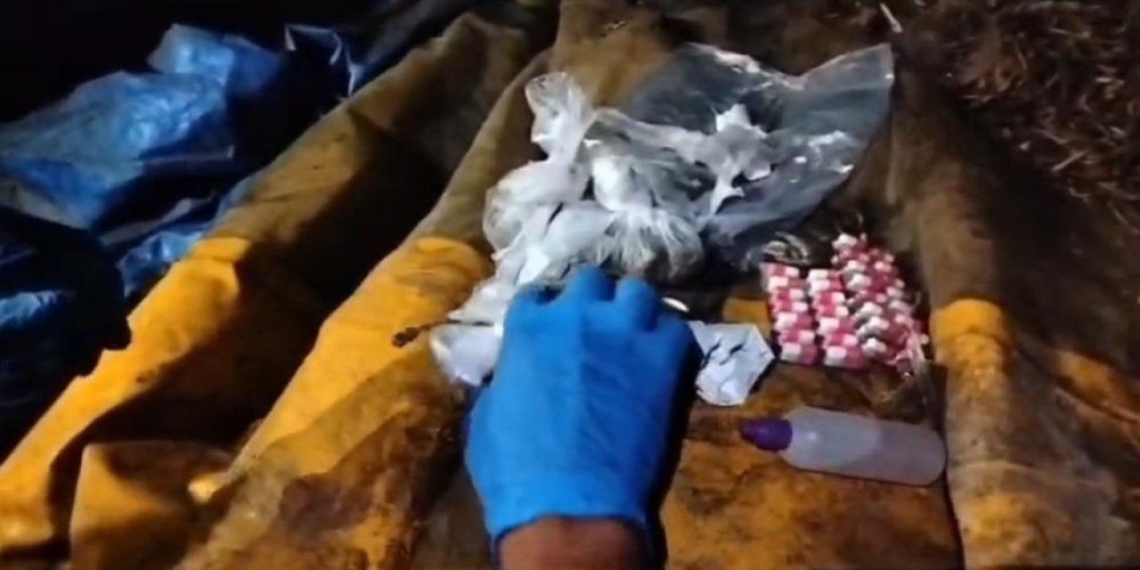 Bakkala polis baskını! Kazdıkça zehir çıktı