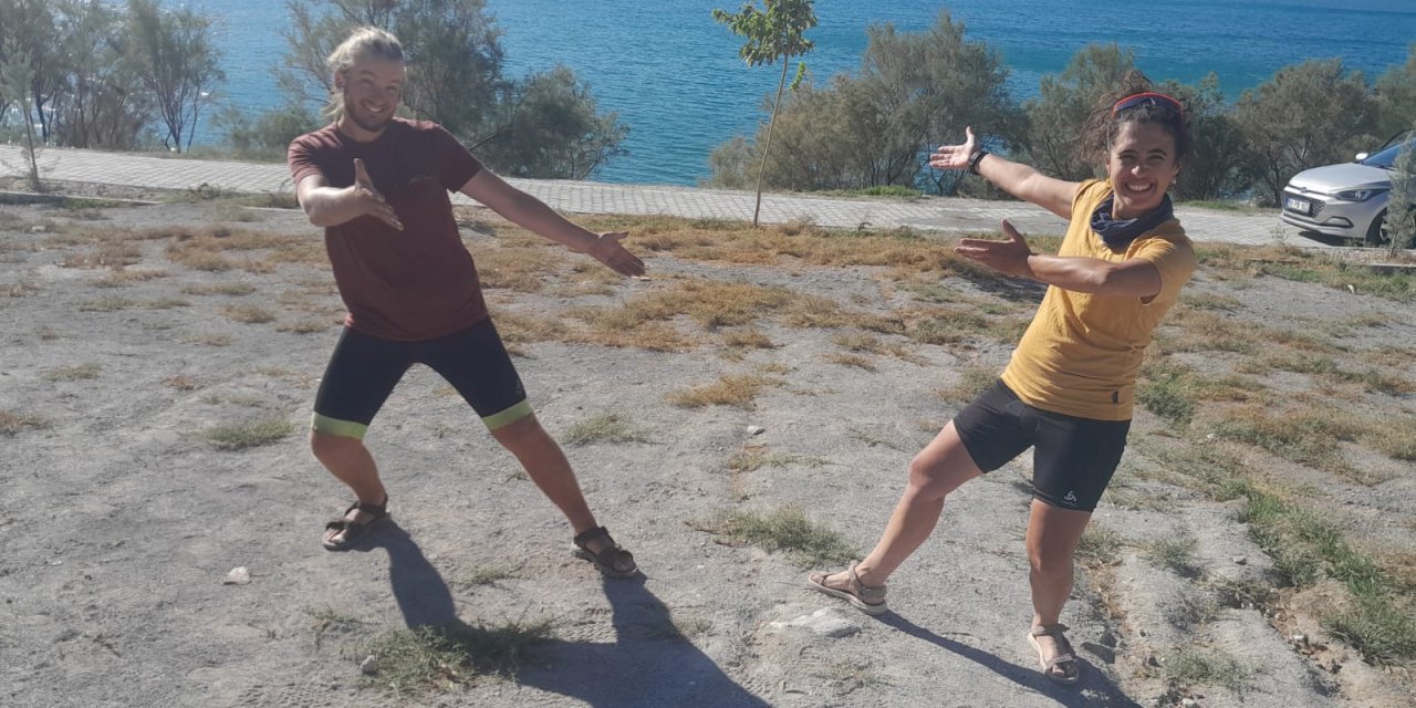 Fransız çift Konya’da en çok bu ikiliye hayran kaldı