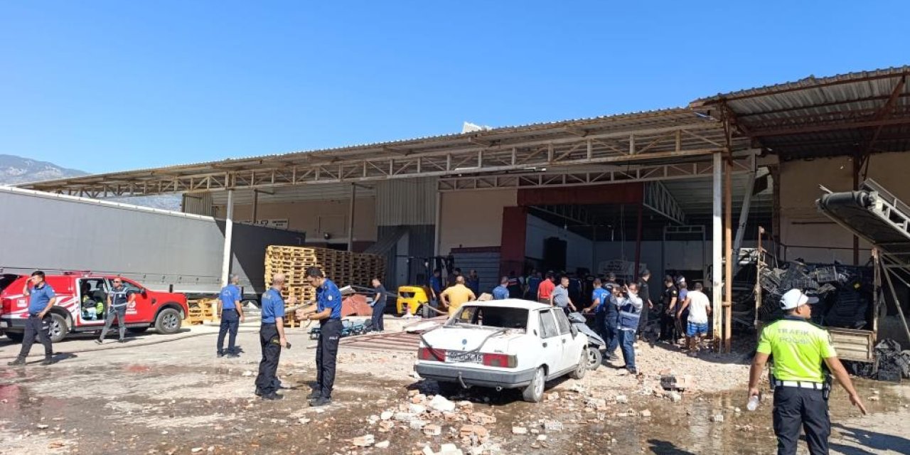 Toptancı halinde patlama! 1 kişi öldü, 3 yaralı var