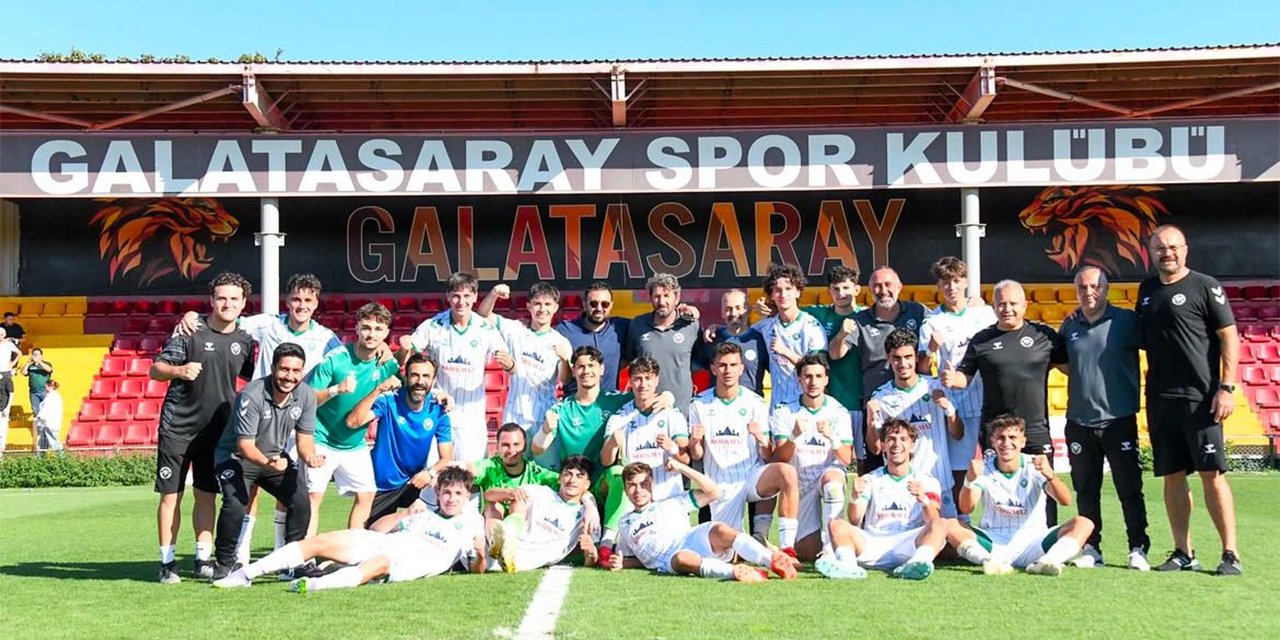 Konyaspor’un gençleri, Galatasaray’ı rahat geçti