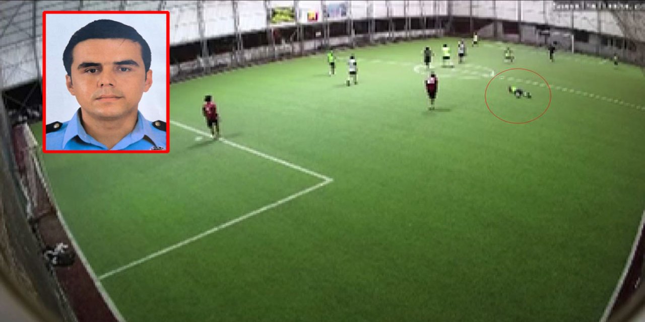 Polis memuru Murat Kına halı sahada hayatını kaybetti