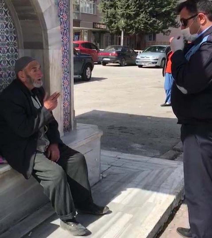 İbrahim amcanın yardımına Selçuklu zabıtası yetişti