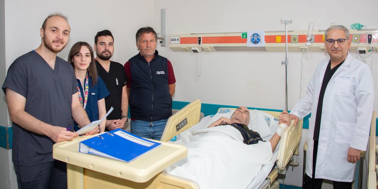 Konya’da şah damarına kritik dokunuş yeniden hayata bağladı