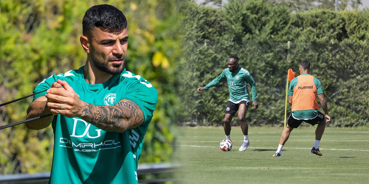 Konyaspor, Başakşehir maçı hazırlıklarına ara vermeden devam ediyor