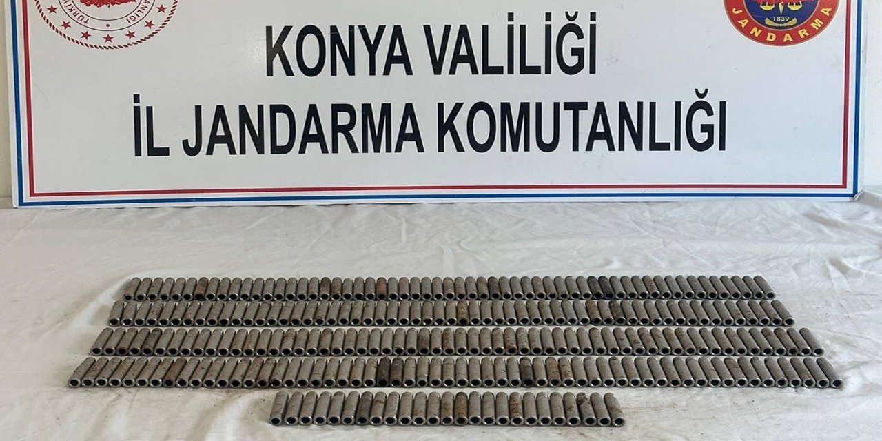 Konya’da su kuyusundan 262 silah parçası çıktı