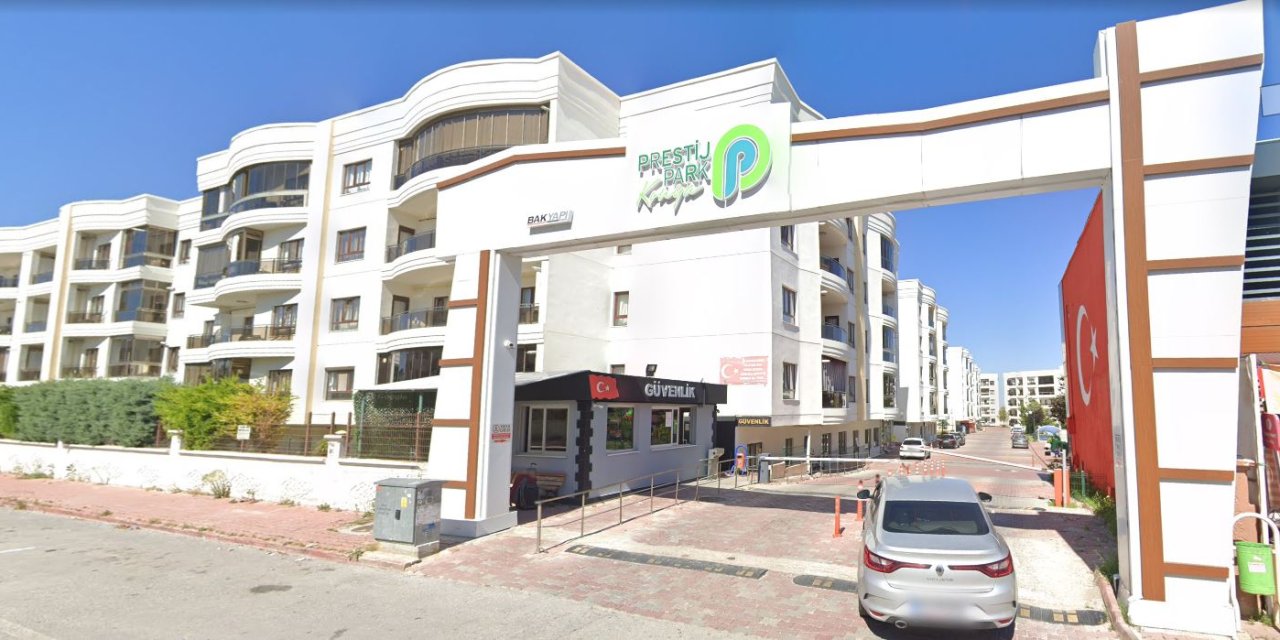 Konya’daki Bakyapı Prestij Park’ta bıçaklı saldırı