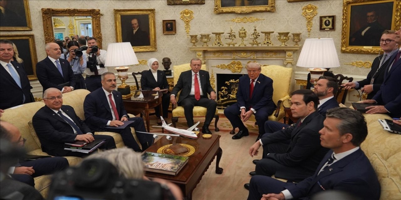 ABD Başkanı Trump, Beyaz Saray’da Cumhurbaşkanı Erdoğan’a övgüler yağdırdı