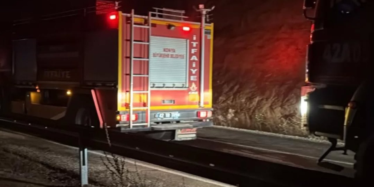 Konya’da orman yangını çıktı, ekipler alarma geçti