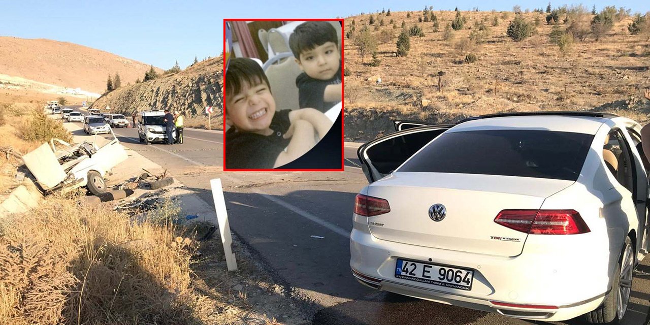 Konya’da ikizlerin öldüğü kazada sürücü alkollü çıktı
