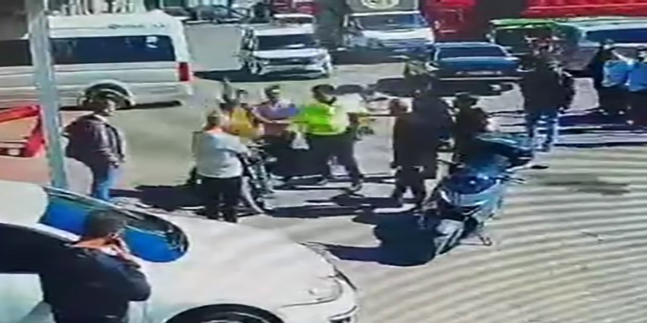 15 yaşındaki motosikletli, evrak isteyen polise yumruk attı