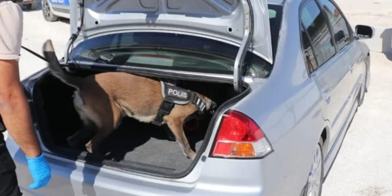 Narkotik ekipleri Konya’nın bir ilçesinde sahaya indi