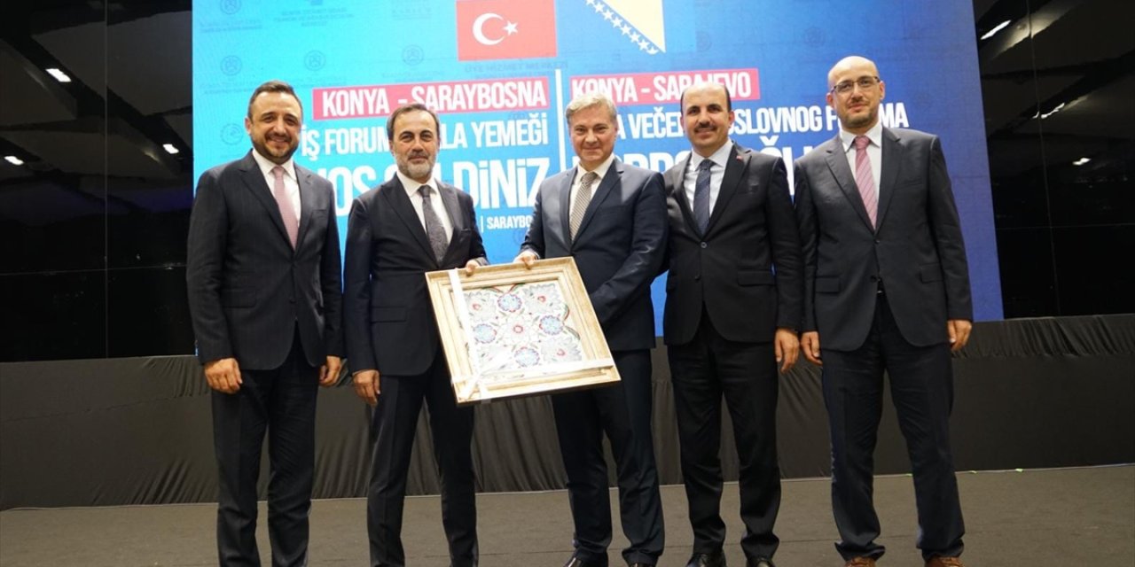 Konya-Saraybosna İş Forumu’nda ortak gelecek için imzalar atıldı