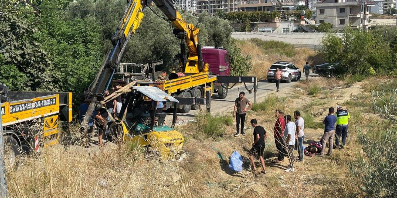 Yusuf Demirkaya devrilen forkliftin altında can verdi