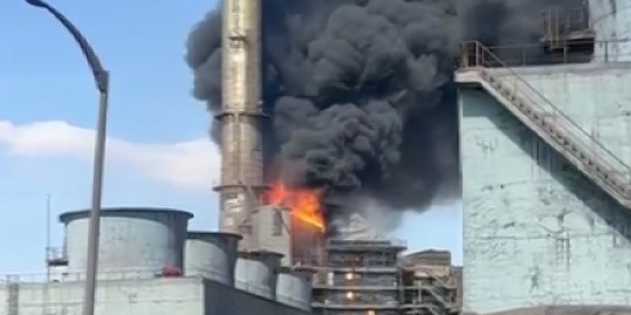 Konya Şeker'e bağlı Kangal Termik Santrali'nde yangın çıktı