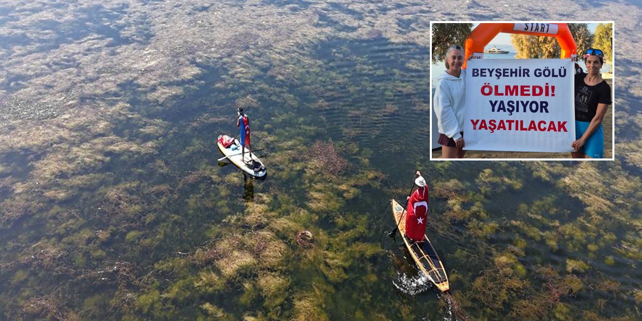 Şampiyon sporcu ödülünü Konya Beyşehir Gölü’ne ithaf etti