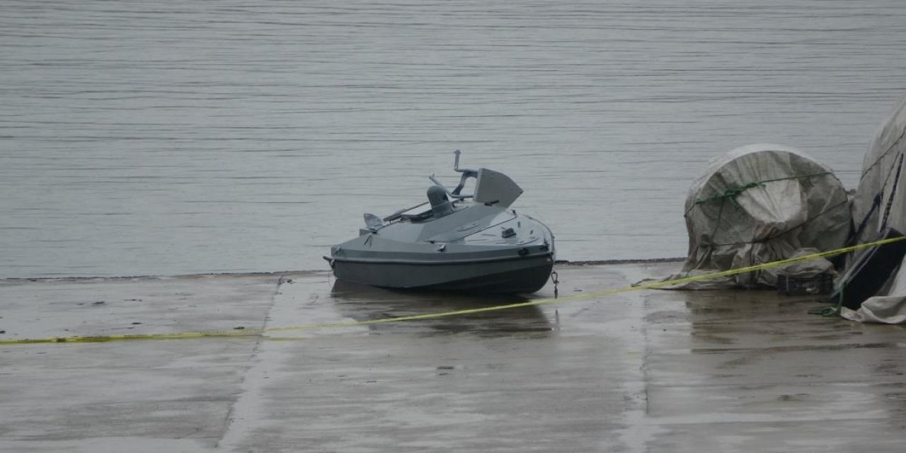 Balık avı için açıldılar! 300 kg patlayıcı dolu insansız deniz aracı ile döndüler
