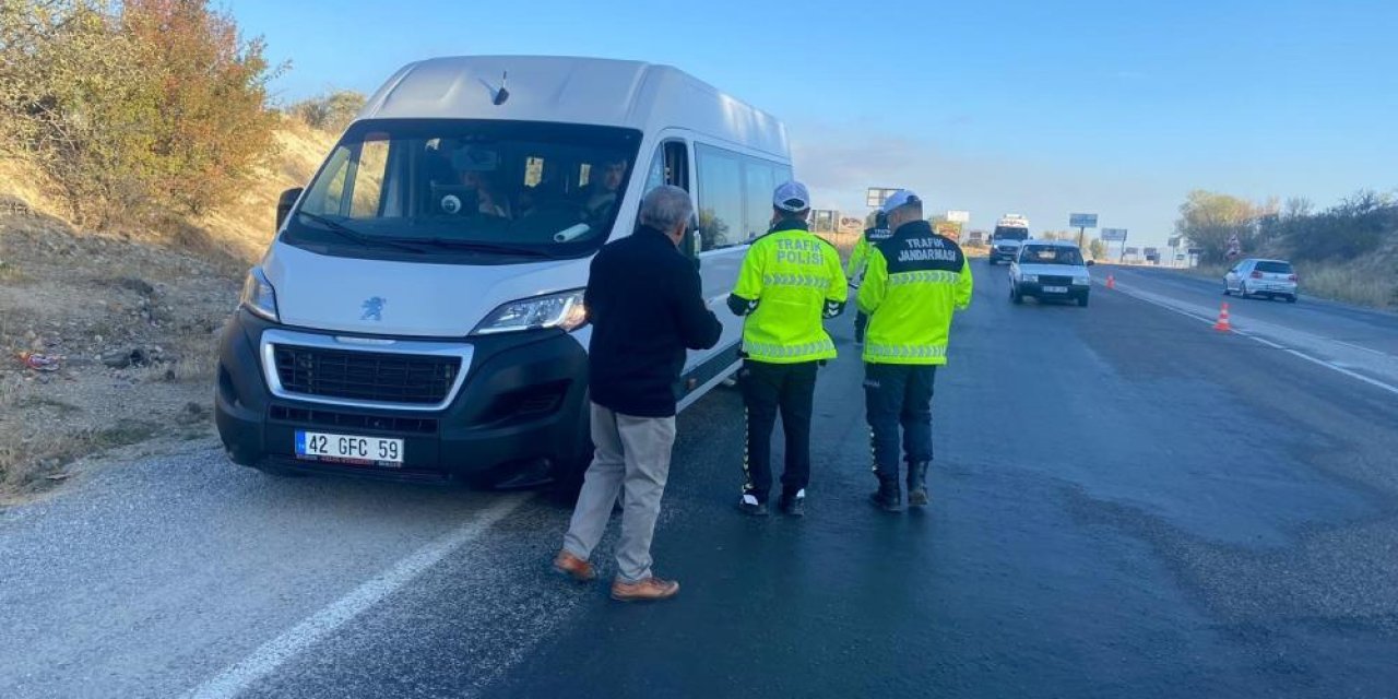 Konya’da okul servislerine sıkı denetim