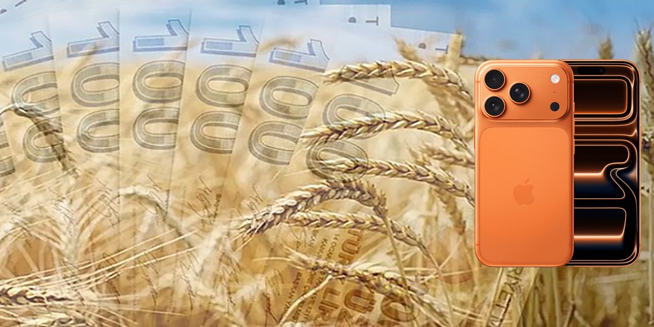 iPhone 17 fiyatı tarım ürünleriyle kıyaslandı! Konyalı çiftçi kaç ton buğday satmalı?