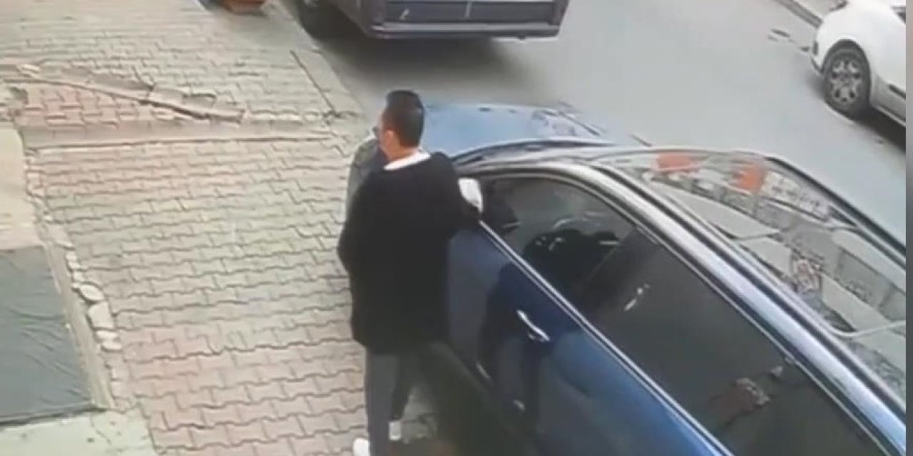 Pes dedirten olay! Park halindeki otomobile idrarını yaptı, sahibine saldırdı