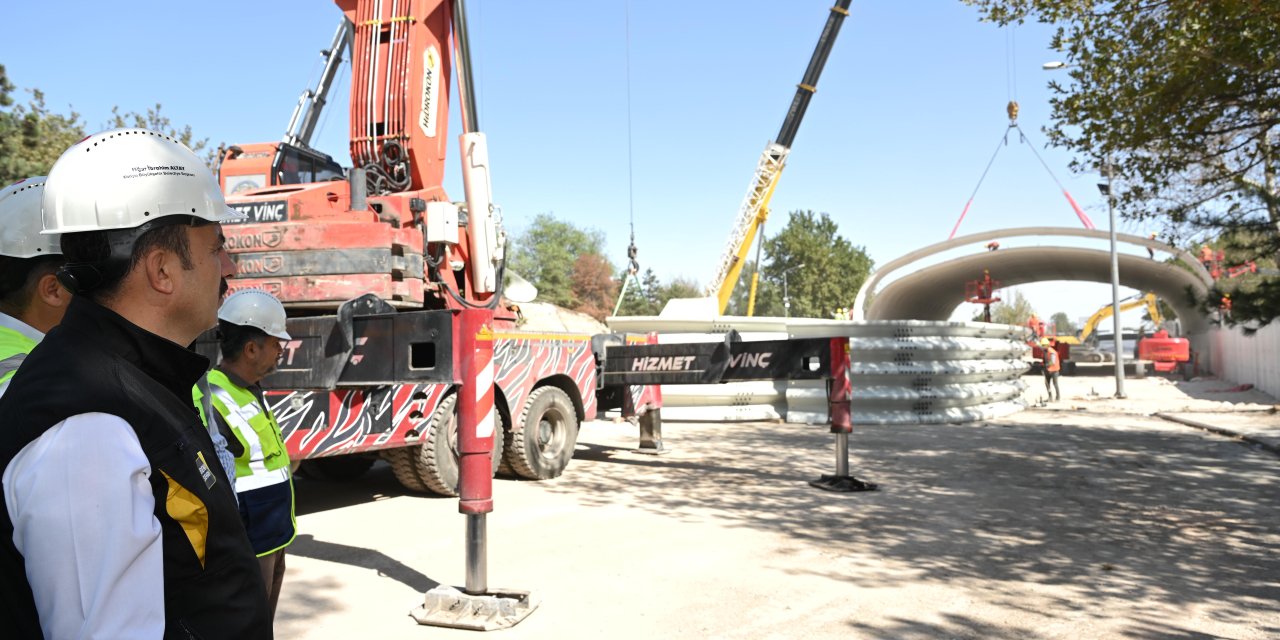 Konya trafiğine level atlatacak çalışmada önemli aşama bitti