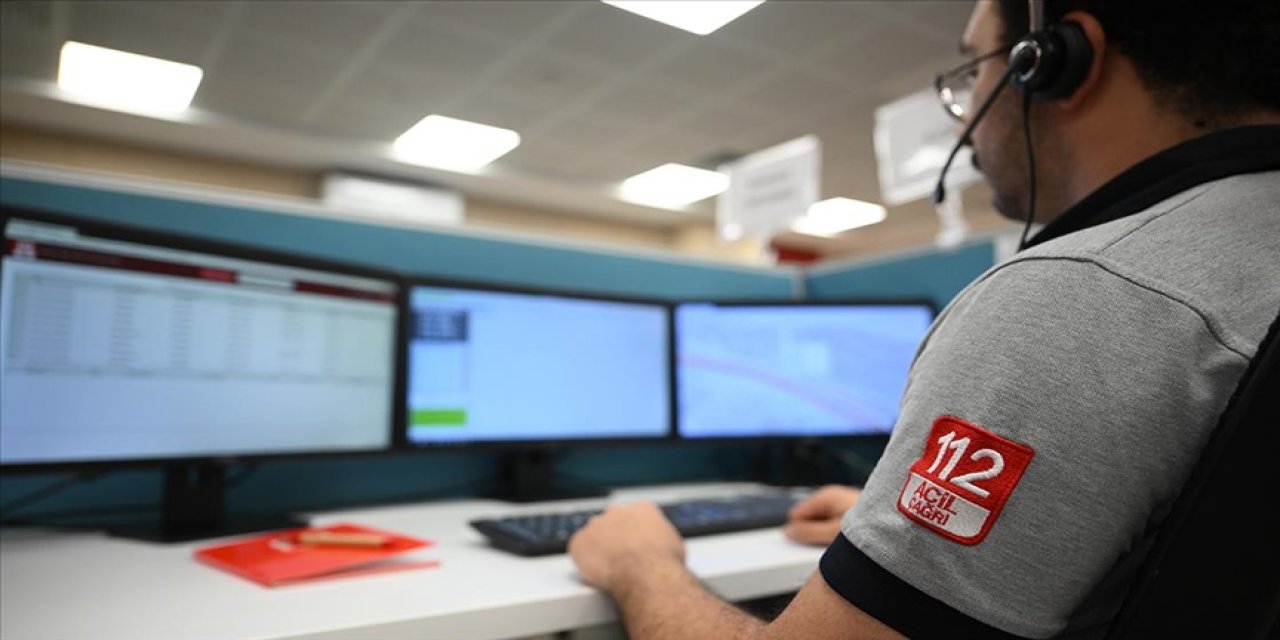 112 Acil Çağrı Merkezi'ne gelen ihbarların yarıdan fazlası asılsız