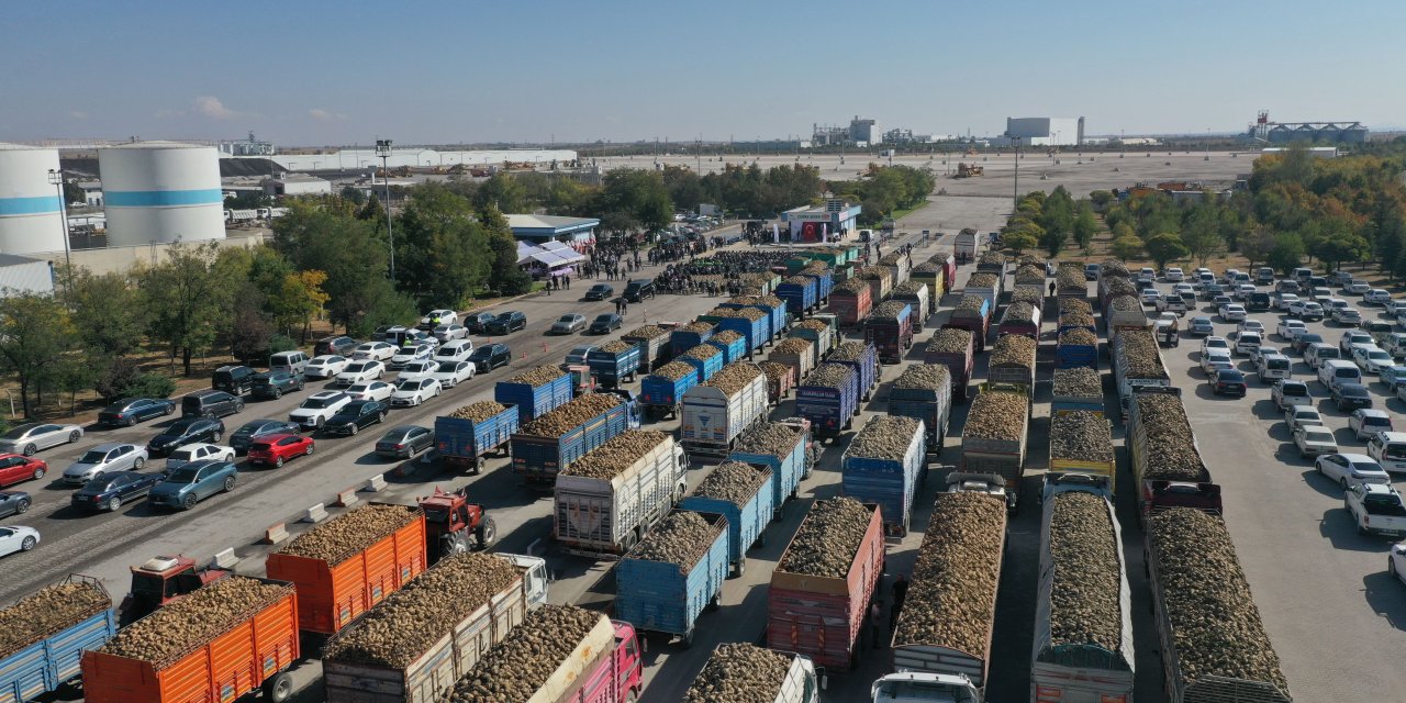 Konya’daki pancar sezonu açılışına su sorunu damga vurdu