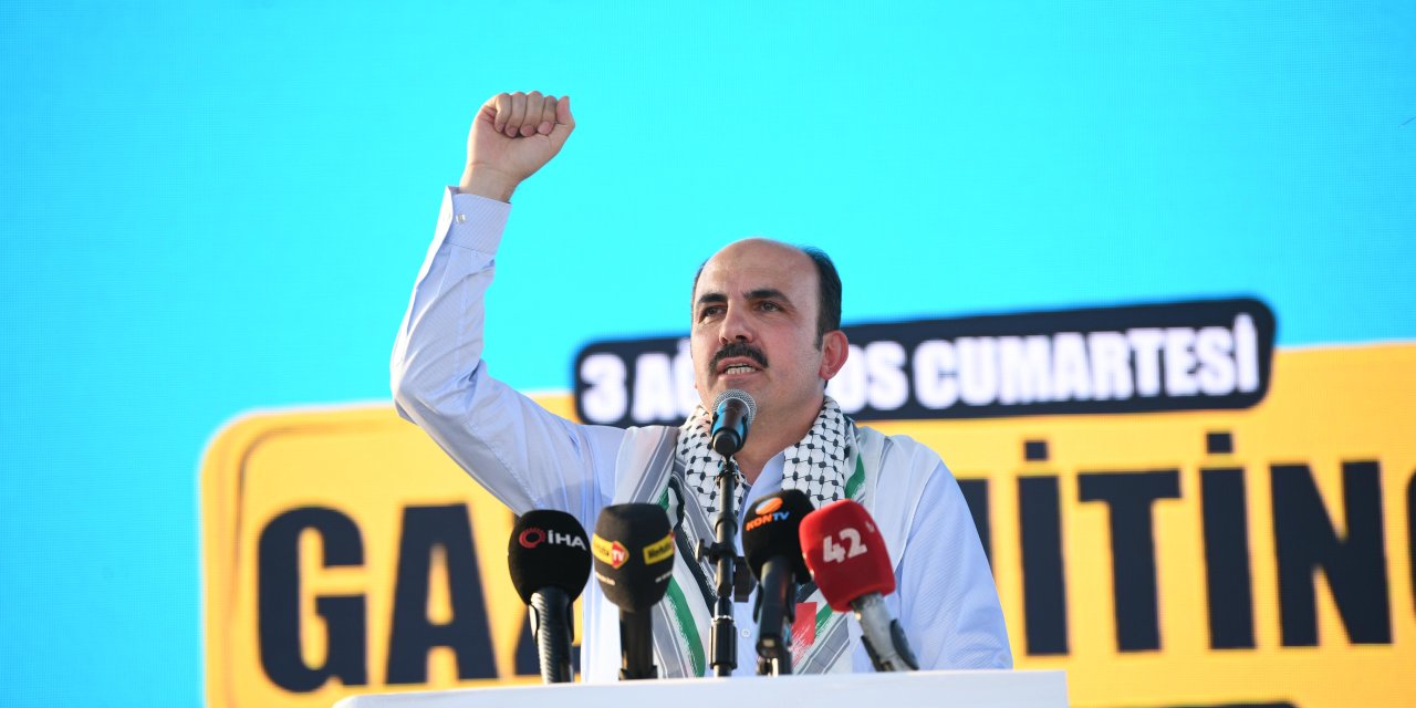 Konya’dan Gazze için seferberlik çağrısı