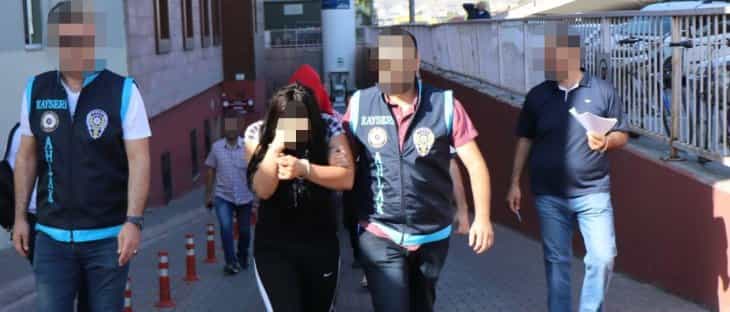 Kayseri'de fuhuş operasyonu: 9 gözaltı