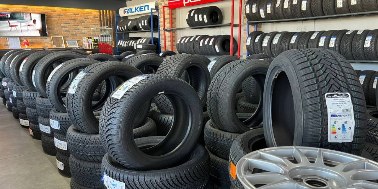 Konya’da kış lastiği mesaisi hazırlığı başladı