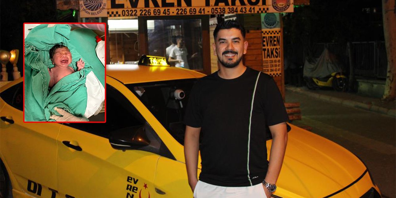 Takside doğan bebeğe şoförden unutulmaz jest