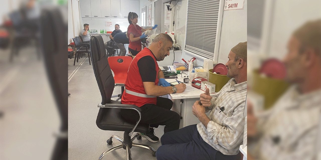 Konya'da hayat kurtaran bağış