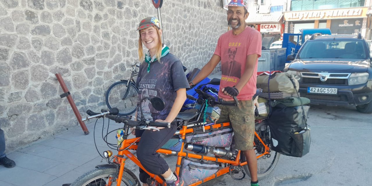 2 buçuk yılda 15 ülke gezen çift, huzuru Konya’da buldu