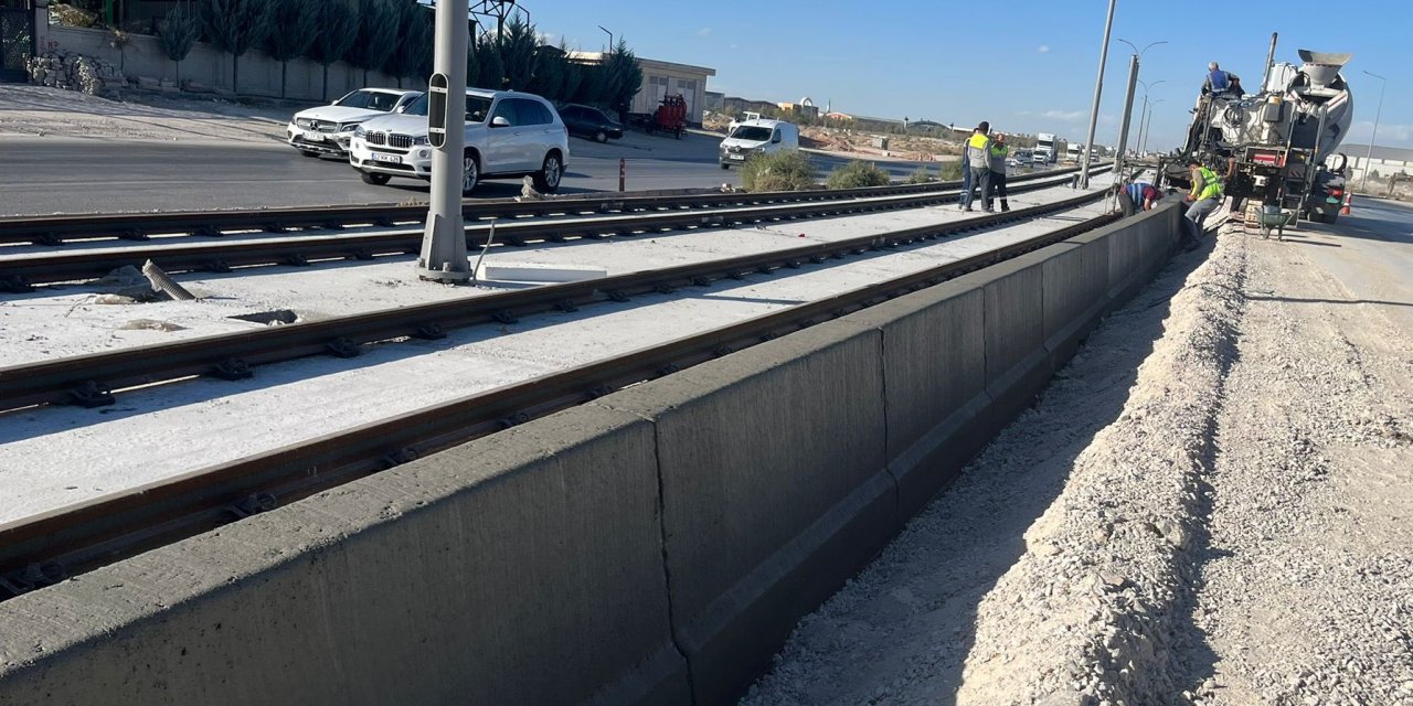 Konya’nın yeni tramvay hattında farklı aşamaya geçildi