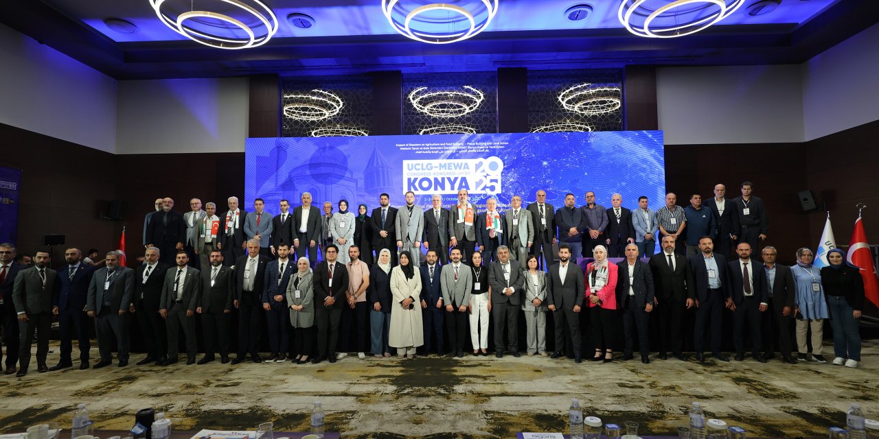 Konya, UCLG-MEWA Kongresi’yle uluslararası zirveye ev sahipliği yaptı