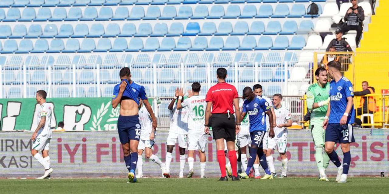 Konyaspor deplasmanda 1 puana razı oldu