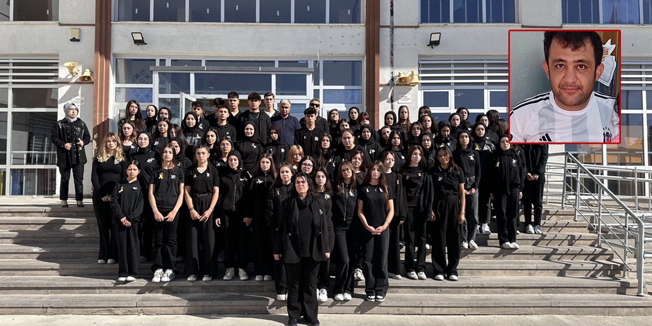 Konya’da kazada hayatını kaybeden öğretmenin öğrencileri yasta