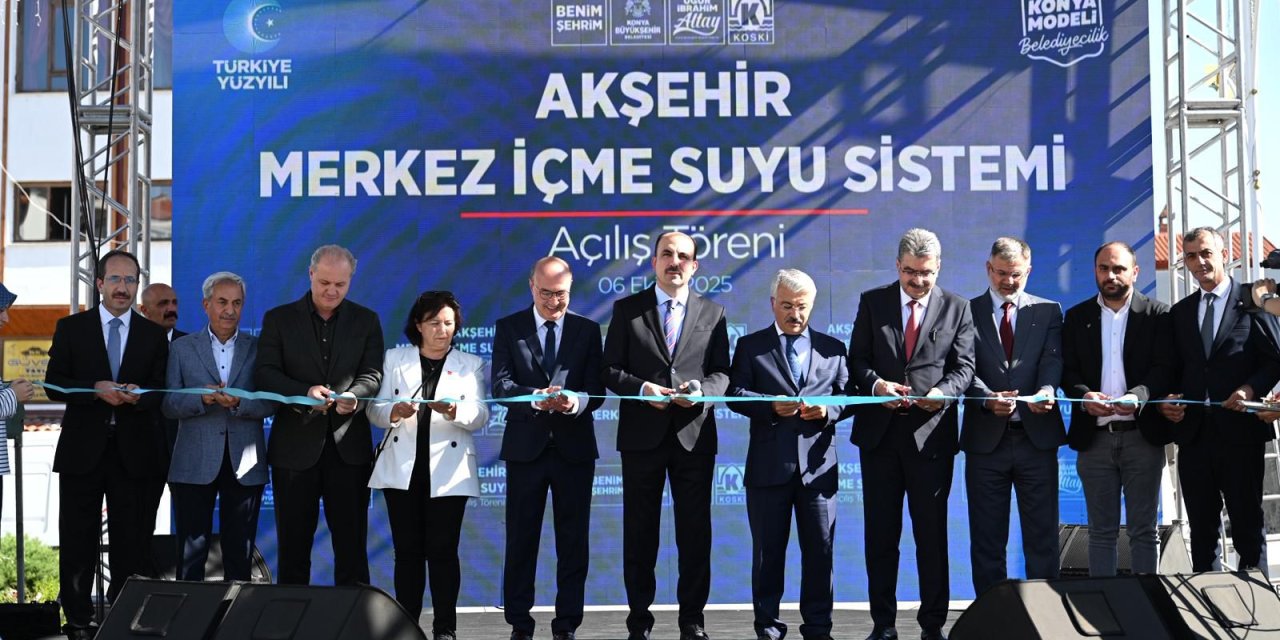 Akşehir’in 80 yıllık su sorunu 223 milyon liralık dev yatırımla tarihe karıştı