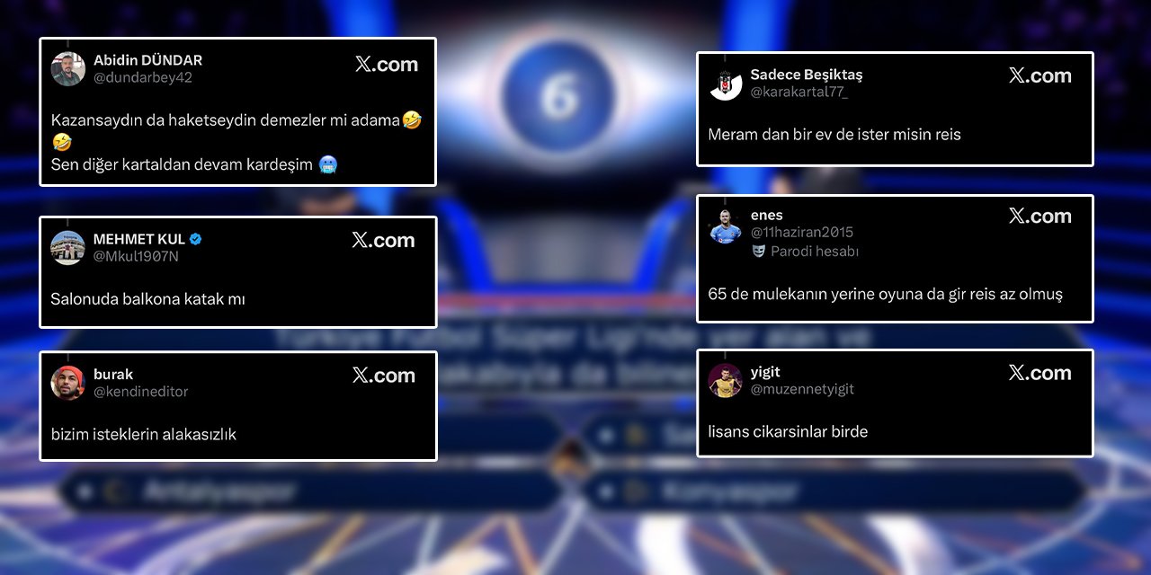 Konyaspor sorusunda elenen yarışmacının isteği taraftarı kızdırdı