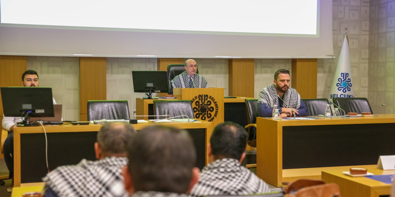 Selçuklu Belediyesi’nden Filistin ve Gazze’ye dayanışma mesajı