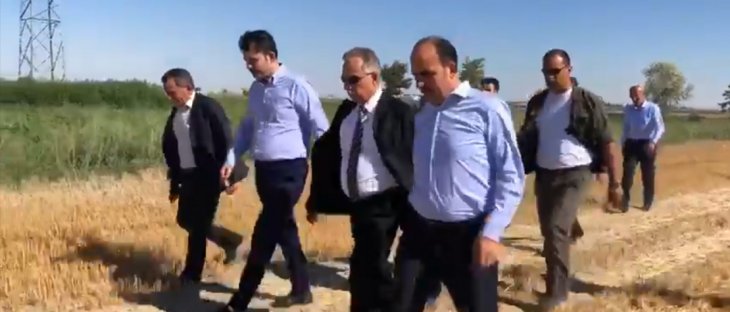 Bakan Kurum Karapınar'da oluşan obrukta incelemelerde bulundu