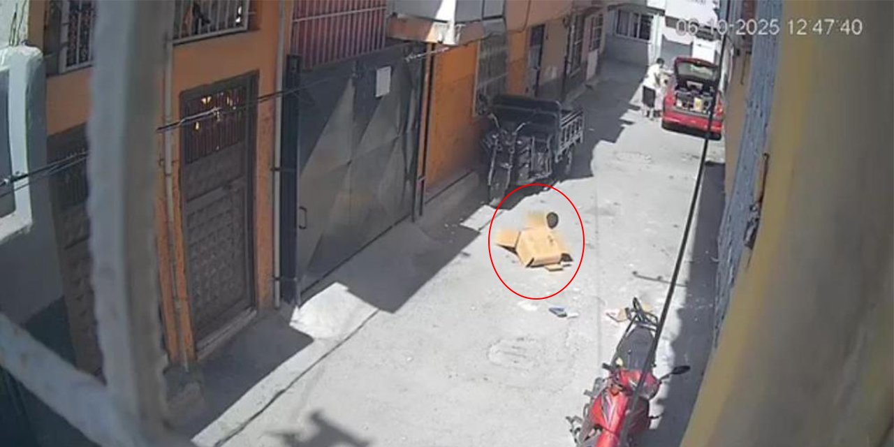 Kartonun altına giren çocuk ölümden döndü