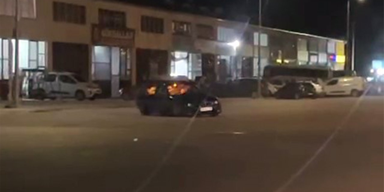 Polisin önünde attığı drift pahalıya patladı