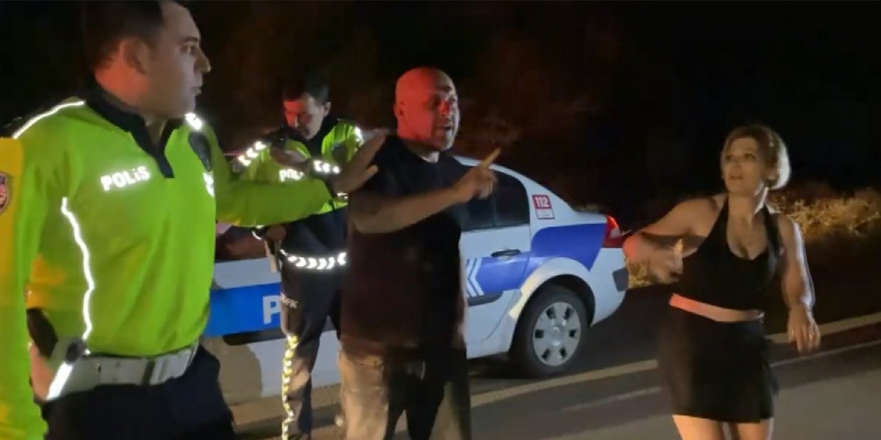 Polise ve gazetecilere tehditler savurdu, rüşvet teklif etti