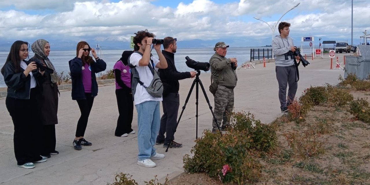 Konya'da kuş gözlem etkinliği katılımcılara unutulmaz anlar yaşattı