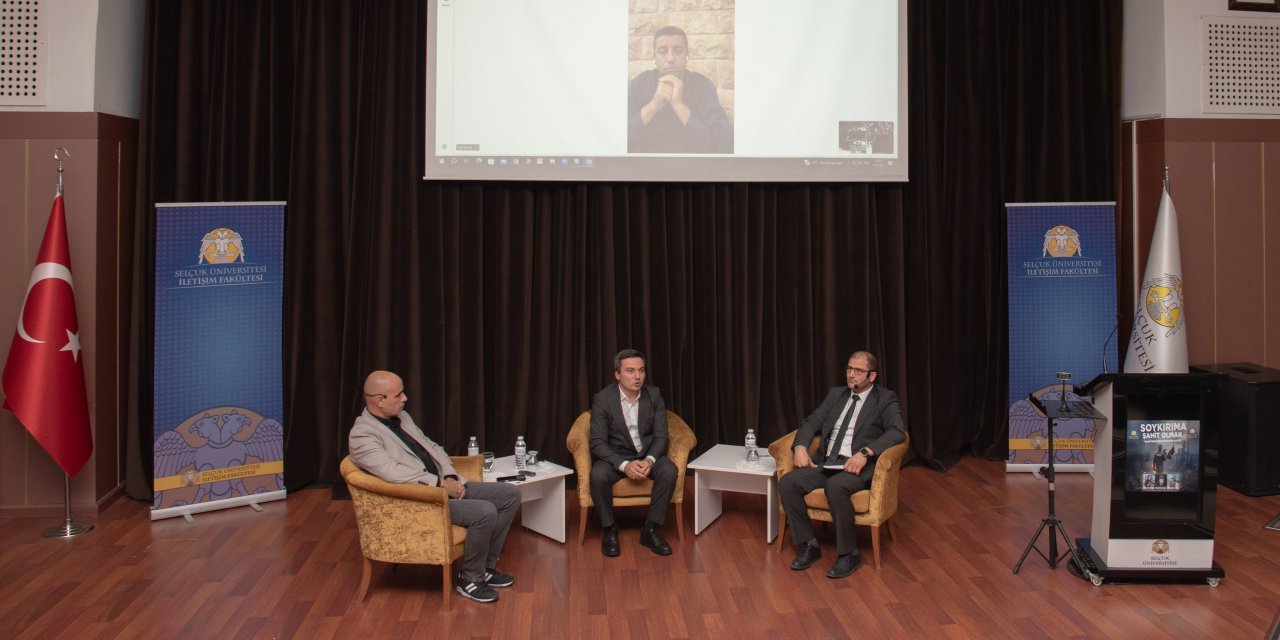 Gazze’de yaşananları tanık gazeteciler Konya’da anlattı