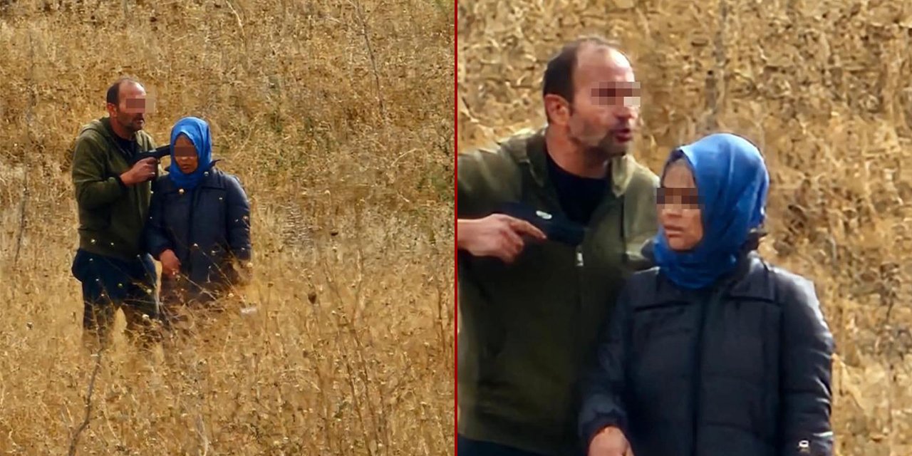 Eski eşini silahla rehin aldı
