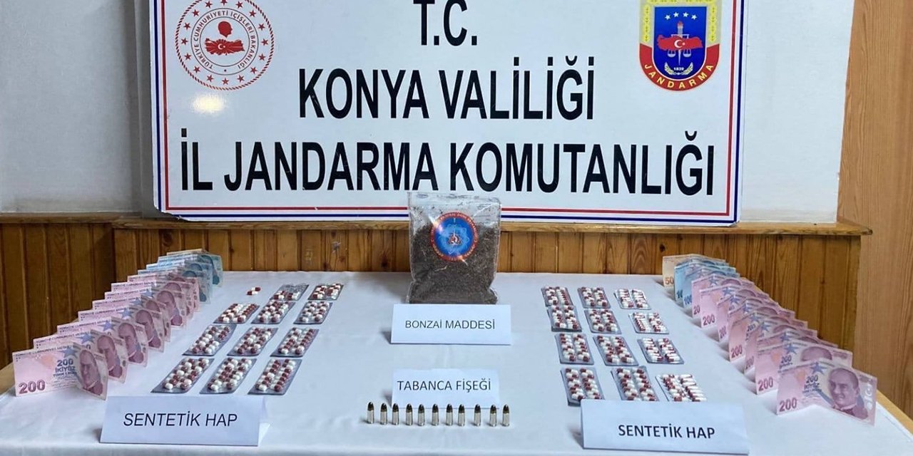 Konya’da jandarmadan zehir tacirlerine darbe